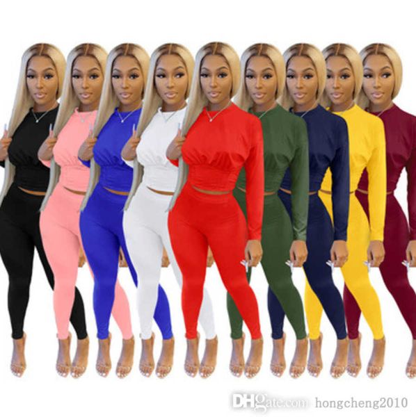 deisgner women tracksuits two pieces set slim solid color sports waist long sleeve leggings casual sweatsuits sportwear, Gray
deisgner women tracksuits two pieces set slim solid color sports waist long sleeve leggings casual sweatsuits sportwear, Gray