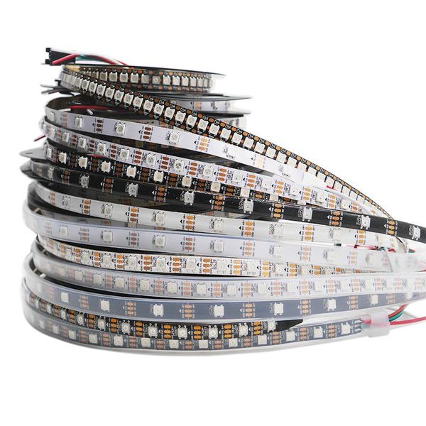 strips rgb pixels ws2812b led strip 30/60/74/96/100/144 led/m ws2812ic full color lamp tape ip30/ip65/ip67 magic light dc5v
strips rgb pixels ws2812b led strip 30/60/74/96/100/144 led/m ws2812ic full color lamp tape ip30/ip65/ip67 magic light dc5v