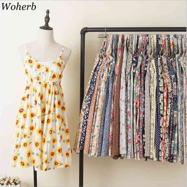 summer cotton floral dress women spaghetti strap mini tank dresses korean chic sweet robe vestidos de verano 210519, Black;gray
summer cotton floral dress women spaghetti strap mini tank dresses korean chic sweet robe vestidos de verano 210519, Black;gray
