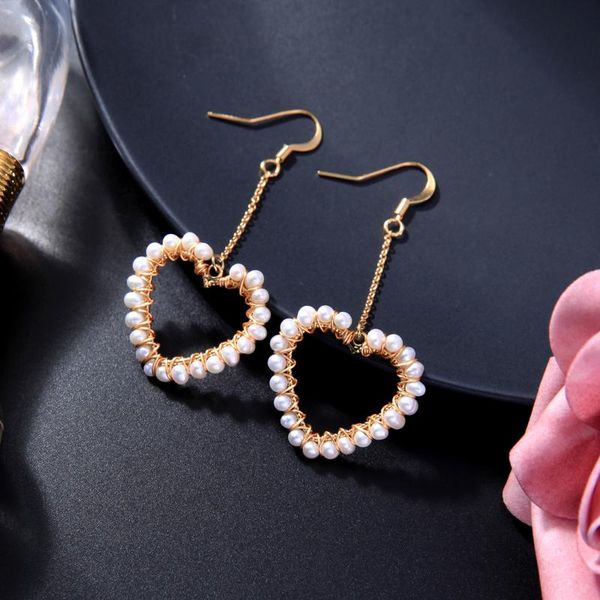 cultured pearl heart drop earrings for women party weeding fashion freshwater pearls hand-wrapped jewelry dangle & chandelier, Silver
cultured pearl heart drop earrings for women party weeding fashion freshwater pearls hand-wrapped jewelry dangle & chandelier, Silver