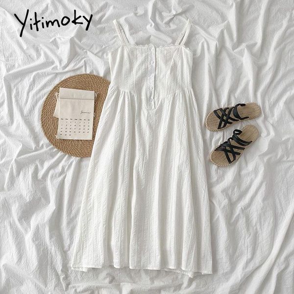 casual dresses yitimoky solid spaghetti strap for women white button loose spring 2021 a-line elastic waist midi long camis dress, Black;gray
casual dresses yitimoky solid spaghetti strap for women white button loose spring 2021 a-line elastic waist midi long camis dress, Black;gray