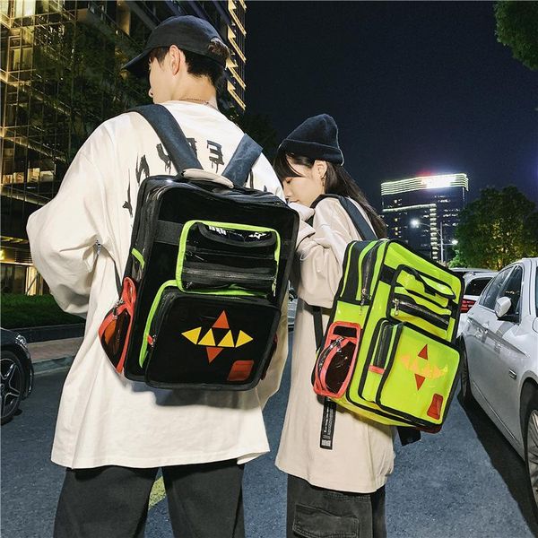backpack cool trend boys and girls transparent beach student street style large capacity square
backpack cool trend boys and girls transparent beach student street style large capacity square