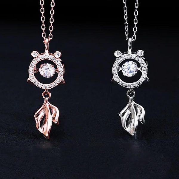pendant necklaces diamond goldfish necklace gold silver fashion simple shiny clavicle chain ladies wedding jewelry party gifts
pendant necklaces diamond goldfish necklace gold silver fashion simple shiny clavicle chain ladies wedding jewelry party gifts