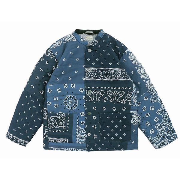 men's jackets kapital man street loose floral print thickened crew neck cotton padded jacket for men and women, Black;brown
men's jackets kapital man street loose floral print thickened crew neck cotton padded jacket for men and women, Black;brown