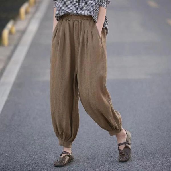 spring summer pants women casual loose high waist ramie female wild ankle-length convergent bloomers women's & capris, Black;white
spring summer pants women casual loose high waist ramie female wild ankle-length convergent bloomers women's & capris, Black;white
