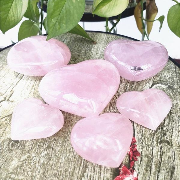 decorative objects & figurines 1pcs drop natural heart stone rose quartz crystal healing reiki chakra minerals stones
decorative objects & figurines 1pcs drop natural heart stone rose quartz crystal healing reiki chakra minerals stones