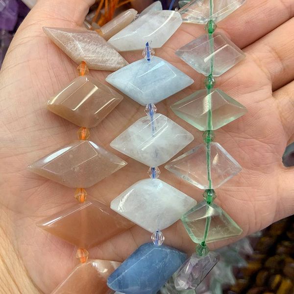 other natural sunstone aquamarine fluorite stone beads 15'' rhombus square diy loose for jewelry making necklace gift
other natural sunstone aquamarine fluorite stone beads 15'' rhombus square diy loose for jewelry making necklace gift