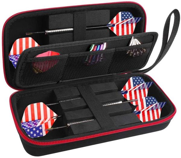 storage bags dart case holder bag for 6 pcs steel and soft tip darts set, organizer holds tips, shafts flights access
storage bags dart case holder bag for 6 pcs steel and soft tip darts set, organizer holds tips, shafts flights access