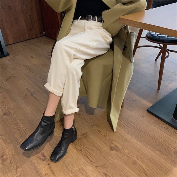 korea women fashion thicken high waist denim pants loose streetwear autumn wild woman casual straight trousers 210421, Blue
korea women fashion thicken high waist denim pants loose streetwear autumn wild woman casual straight trousers 210421, Blue