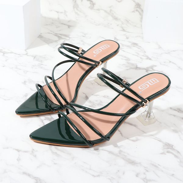 luxury dress shoes sandal lady 2021 summer fairy sho two wear large pointed fashion women's high heels, Black
luxury dress shoes sandal lady 2021 summer fairy sho two wear large pointed fashion women's high heels, Black