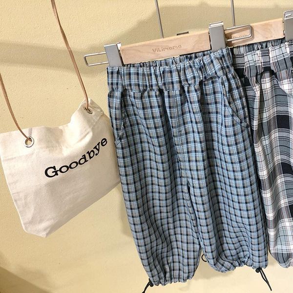 style girls boys plaid pants cotton spring fashion kids clothes 1-6 years trousers, Blue
style girls boys plaid pants cotton spring fashion kids clothes 1-6 years trousers, Blue