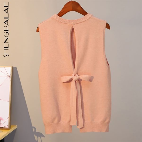 sweet knitted waistcoat women's spring round neck fashion back lace up bow sleeveless pullover vest 5b663 210427, Black;white
sweet knitted waistcoat women's spring round neck fashion back lace up bow sleeveless pullover vest 5b663 210427, Black;white