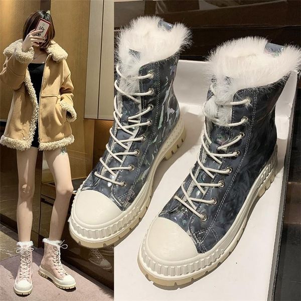 boots 2021 leather women snow winter platform shoes lace-up ankle for keep warm wool women's sneakers botas mujer, Black
boots 2021 leather women snow winter platform shoes lace-up ankle for keep warm wool women's sneakers botas mujer, Black
