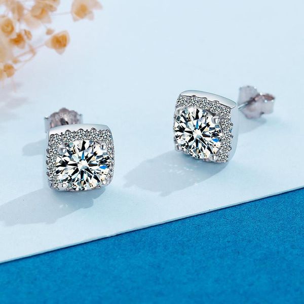 stud the t classic 925 silver excellent cut d color pass diamond test 1-2 ct moissanite square earrings female wedding jewelry, Golden;silver
stud the t classic 925 silver excellent cut d color pass diamond test 1-2 ct moissanite square earrings female wedding jewelry, Golden;silver