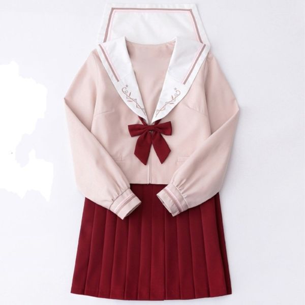 sailor campus soft casual girl pleated class suit, Red;black
sailor campus soft casual girl pleated class suit, Red;black