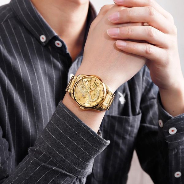 wristwatches embossed golden dragon watch men's waterproof non-mechanical diamond face fashion middle-aged and elderl, Slivery;brown
wristwatches embossed golden dragon watch men's waterproof non-mechanical diamond face fashion middle-aged and elderl, Slivery;brown