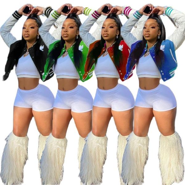 women's jackets wholesale women fall jacket long sleeve baseball coat female outerwear fashion clothing bulk lots y2k 7669, Black;brown
women's jackets wholesale women fall jacket long sleeve baseball coat female outerwear fashion clothing bulk lots y2k 7669, Black;brown