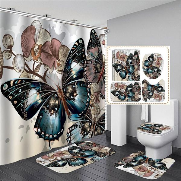 print butterflies with flowers shower curtain set elegant flannel toilet lid cover anti-slip kitchen mat rug home carpets curtains
print butterflies with flowers shower curtain set elegant flannel toilet lid cover anti-slip kitchen mat rug home carpets curtains