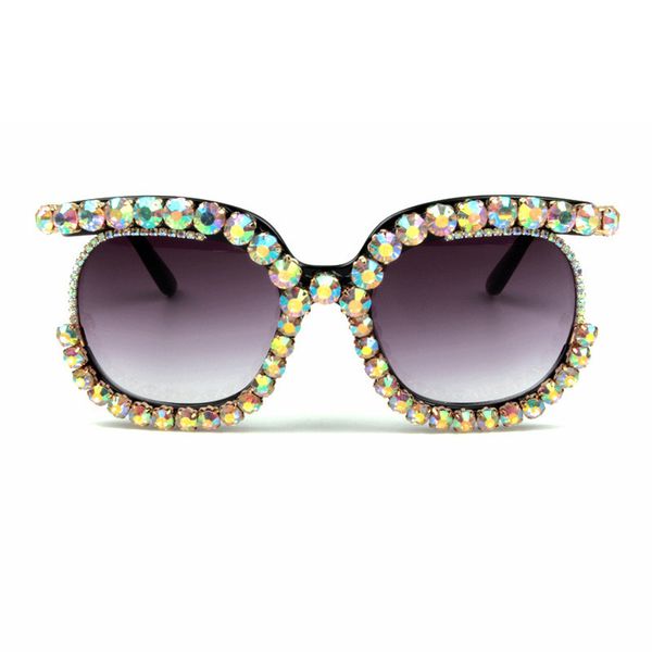 Trendy Diamond Sunglasses European American Personality — compare prices at CompareOffers