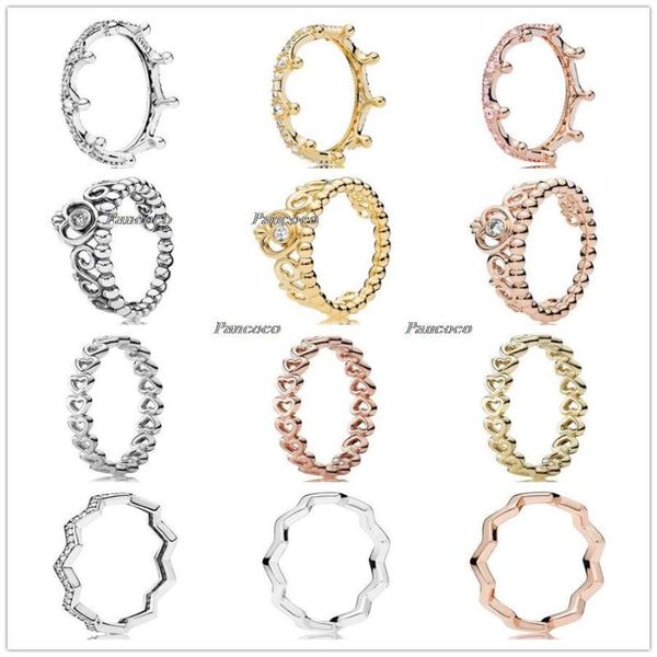 cluster rings authentic 925 sterling silver princess tiara royal crown for women wedding party europe fashion jewelry, Golden;silver
cluster rings authentic 925 sterling silver princess tiara royal crown for women wedding party europe fashion jewelry, Golden;silver