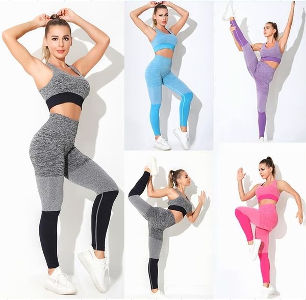 womens tracksuits sports suits pants designer yoga clothes sportwear fitness 2pcs bra vest leggings outfit yogaworld elastic tracksuit women, Gray
womens tracksuits sports suits pants designer yoga clothes sportwear fitness 2pcs bra vest leggings outfit yogaworld elastic tracksuit women, Gray