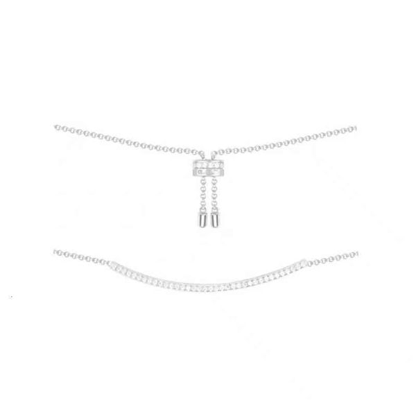 family a sterling sier s925 zigzag smile necklace women's fashion diamond inlaid simple retractable clavicle chain women, Silver
family a sterling sier s925 zigzag smile necklace women's fashion diamond inlaid simple retractable clavicle chain women, Silver