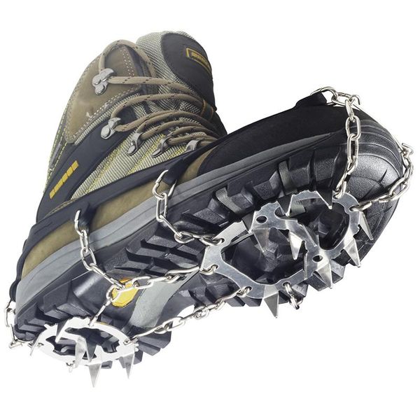 universal stainless steel 18 teeth non-slip ice snow spikes cleat crampon cords, slings and webbing
universal stainless steel 18 teeth non-slip ice snow spikes cleat crampon cords, slings and webbing