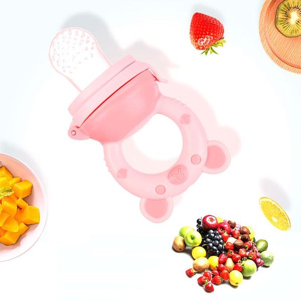 pacifiers# 1pcs bear handle pacifier feeder for baby grade silicone pp training nipple milk fresh fruit nibbler teat bottles
pacifiers# 1pcs bear handle pacifier feeder for baby grade silicone pp training nipple milk fresh fruit nibbler teat bottles