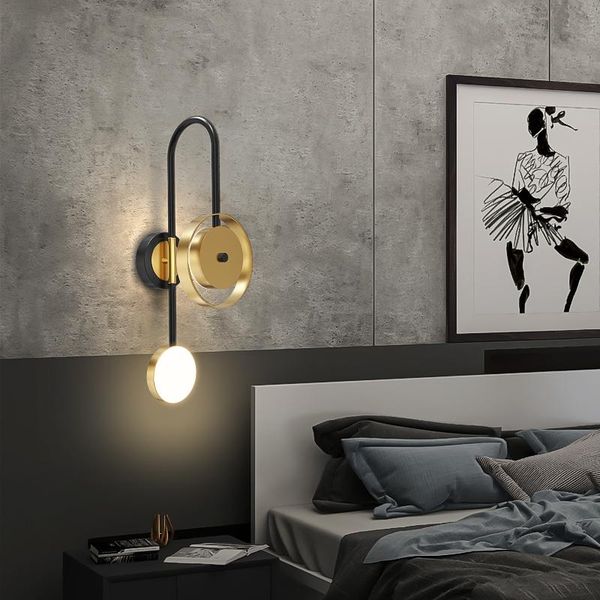 modern golden wall lamp nordic living room led corridor aisle warm bedroom bedside reading
modern golden wall lamp nordic living room led corridor aisle warm bedroom bedside reading