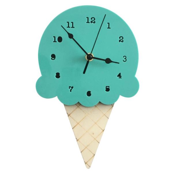 wall clocks clock wood mute 28x16cm ice cream shape white/green/yellow nordic brief cartoon decoration
wall clocks clock wood mute 28x16cm ice cream shape white/green/yellow nordic brief cartoon decoration