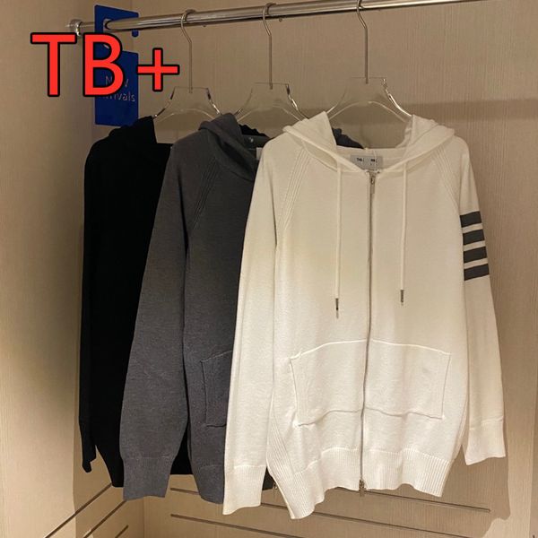 tb tide brand 21 early autumn new simple four bar sports cardigan men's and women's lazy long sleeve zipper coat, White;black
tb tide brand 21 early autumn new simple four bar sports cardigan men's and women's lazy long sleeve zipper coat, White;black