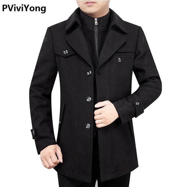 men's wool & blends pviviyong 2021 korea arrival autumn&winter trench coat men,men's doubl mandarin collar jackets m801, Black
men's wool & blends pviviyong 2021 korea arrival autumn&winter trench coat men,men's doubl mandarin collar jackets m801, Black