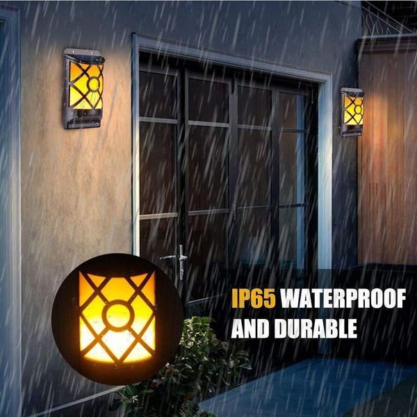 solar lamps outdoor decor lamp wall lights ip65 66 flicker flame night leds torch light white waterproof
solar lamps outdoor decor lamp wall lights ip65 66 flicker flame night leds torch light white waterproof