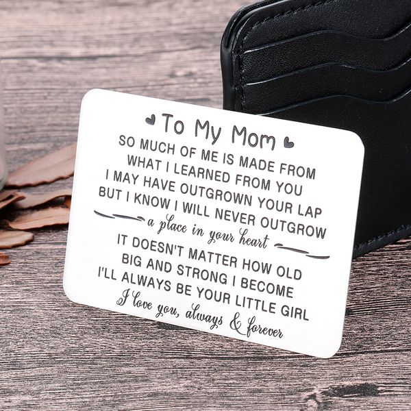 10pieces/lotwallet insert card mothers day gifts i love you forever and always mom gifts from daughter son to mother birthday gifts, Brown;gray
10pieces/lotwallet insert card mothers day gifts i love you forever and always mom gifts from daughter son to mother birthday gifts, Brown;gray