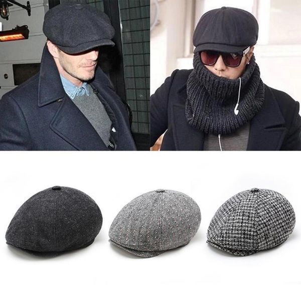 fashion peaked cap men's british hat octagonal tide woolen beret retro painter autumn winter jason david berets, Blue;gray
fashion peaked cap men's british hat octagonal tide woolen beret retro painter autumn winter jason david berets, Blue;gray