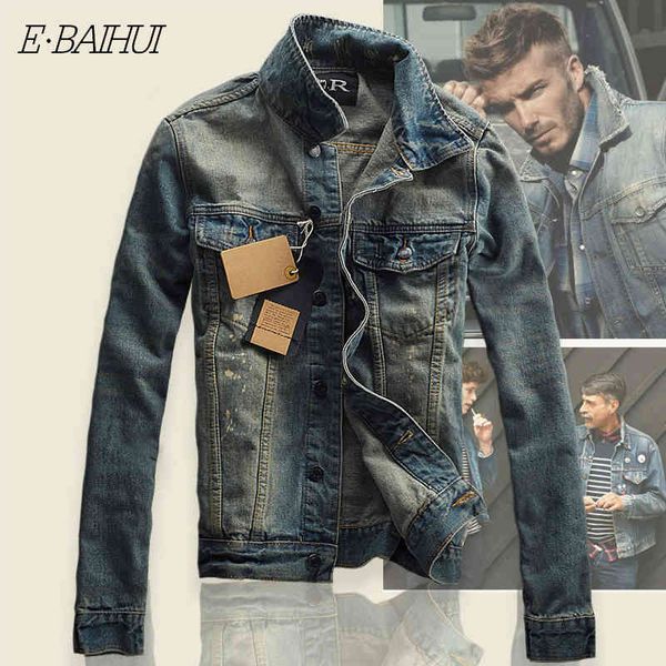 men's jackets solid casual slim mens denim coat blouse fashion vintage design autumn brand clothing 2205-1 3gy3, Black;brown
men's jackets solid casual slim mens denim coat blouse fashion vintage design autumn brand clothing 2205-1 3gy3, Black;brown