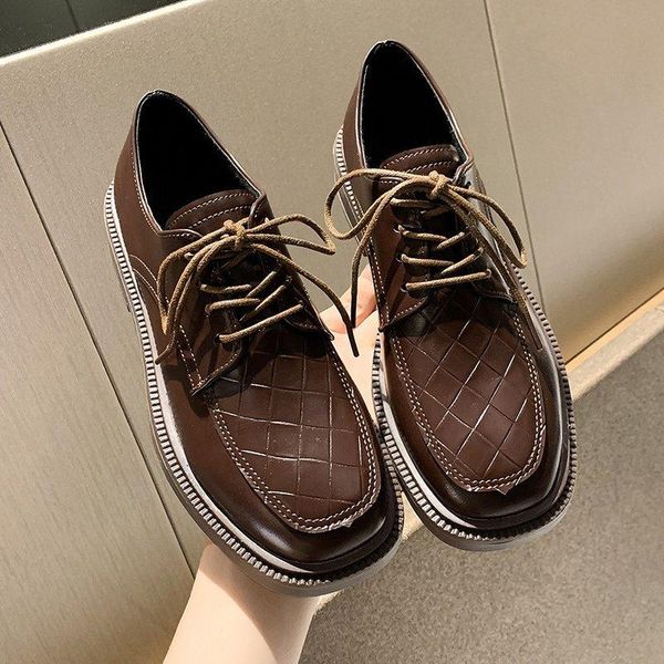 leather shoes british style autumn retro small women's all-match college low-heeled x702 dress, Black
leather shoes british style autumn retro small women's all-match college low-heeled x702 dress, Black
