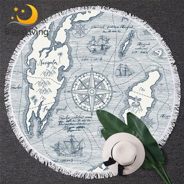 towel blessliving compass round beach yacht nautical circle yoga mat blue bath handwritten inscriptions toalla
towel blessliving compass round beach yacht nautical circle yoga mat blue bath handwritten inscriptions toalla