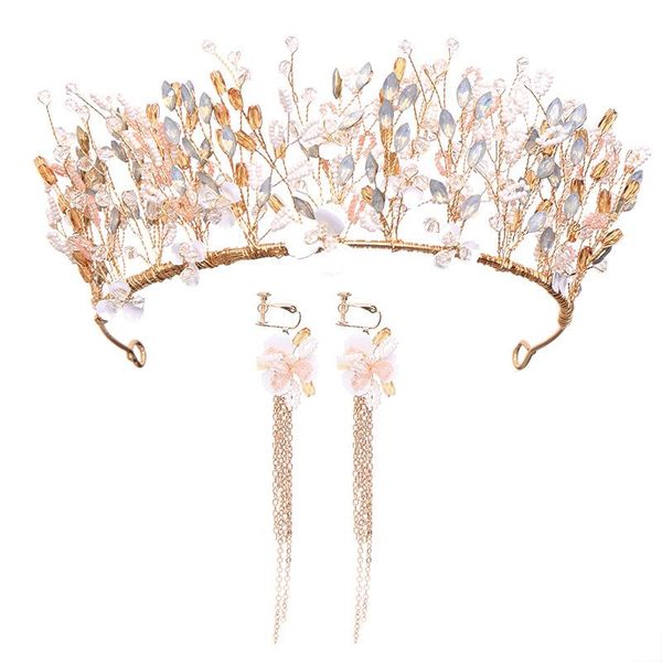 earrings & necklace acrddk exquisite handmade imitation pearl crystal crown with set women wedding hair accessories bridal jewelry s, Silver
earrings & necklace acrddk exquisite handmade imitation pearl crystal crown with set women wedding hair accessories bridal jewelry s, Silver