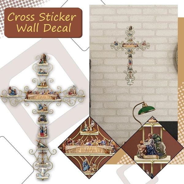 wallpapers the story of jesus' advent 3d wall stickers vintage religion pvc sticker decor cruz da vida momentos especiais
wallpapers the story of jesus' advent 3d wall stickers vintage religion pvc sticker decor cruz da vida momentos especiais