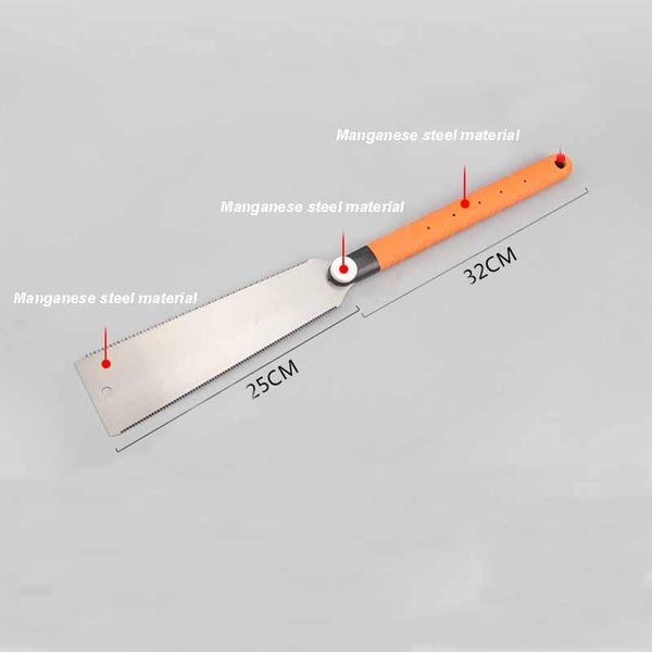 double-sided tooth knife saw woodworking garden hand sk5 small dry wood wet triple fast professional tools
double-sided tooth knife saw woodworking garden hand sk5 small dry wood wet triple fast professional tools