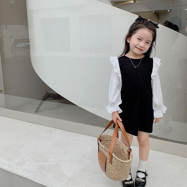 girl's dresses autumn girls dress korean children's little girl splicing sleeve princess for clothes, Red;yellow
girl's dresses autumn girls dress korean children's little girl splicing sleeve princess for clothes, Red;yellow