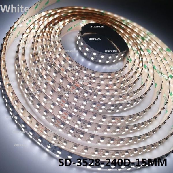 > 95+ ra white 6000k 3528 led strip, 15mm wide ,super bright,5meter/reel,dc24v,240leds/meter strips
> 95+ ra white 6000k 3528 led strip, 15mm wide ,super bright,5meter/reel,dc24v,240leds/meter strips