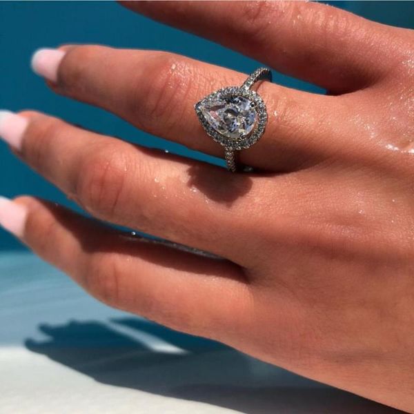 wedding rings fashion promise ring 925 sterling silver bijou pear cut cz engagement band for women men statement jewelry, Slivery;golden
wedding rings fashion promise ring 925 sterling silver bijou pear cut cz engagement band for women men statement jewelry, Slivery;golden