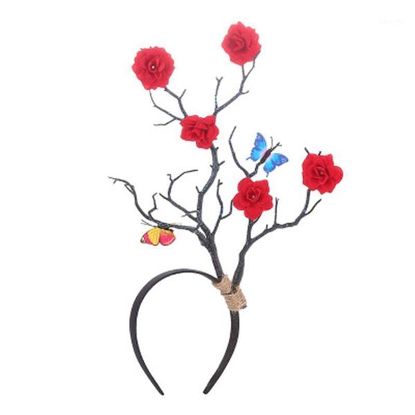 flower butterfly headbands, tree branches crown halloween costume hairband for holiday party1
flower butterfly headbands, tree branches crown halloween costume hairband for holiday party1