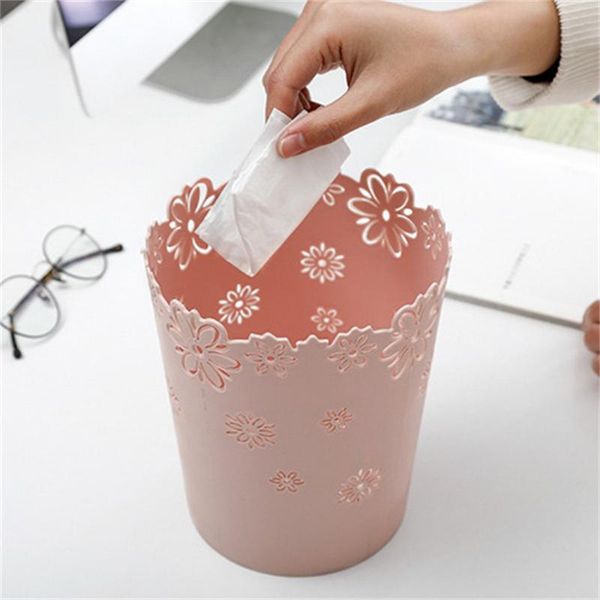 waste bins plastic lotus flower pattern uncovered hollow out mini desktrash can wastebasket for office kitchen
waste bins plastic lotus flower pattern uncovered hollow out mini desktrash can wastebasket for office kitchen