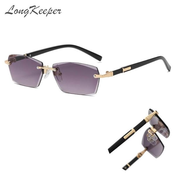 sunglasses longkeeper rimless rectangle women men cutting lens gradient driving sun glasses uv400 vintage gafas de sol mujer, White;black
sunglasses longkeeper rimless rectangle women men cutting lens gradient driving sun glasses uv400 vintage gafas de sol mujer, White;black