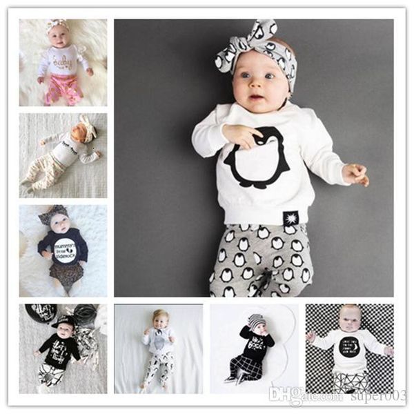 clothing sets autumn baby boy clothes infant clothing sets cotton fashion long sleeves letter t-shirt+pants born girls vpi2, White
clothing sets autumn baby boy clothes infant clothing sets cotton fashion long sleeves letter t-shirt+pants born girls vpi2, White