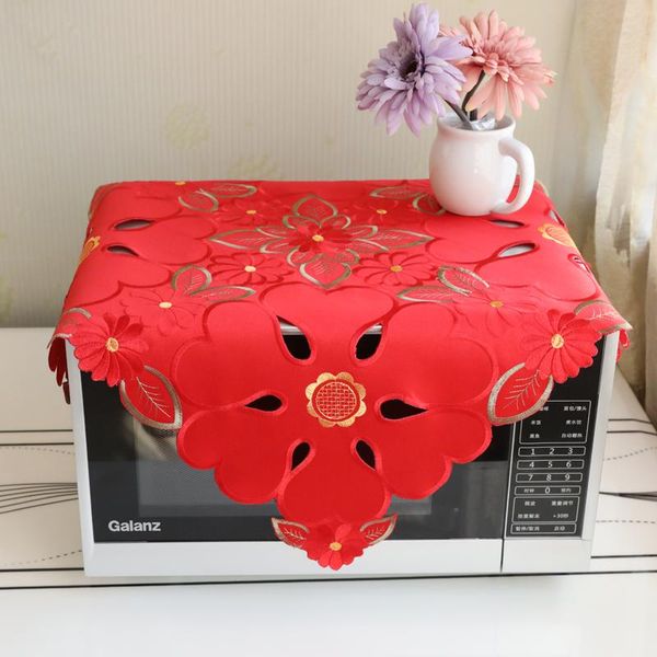 table cloth square bedside cloth, red wedding decoration microwave oven cover small art
table cloth square bedside cloth, red wedding decoration microwave oven cover small art