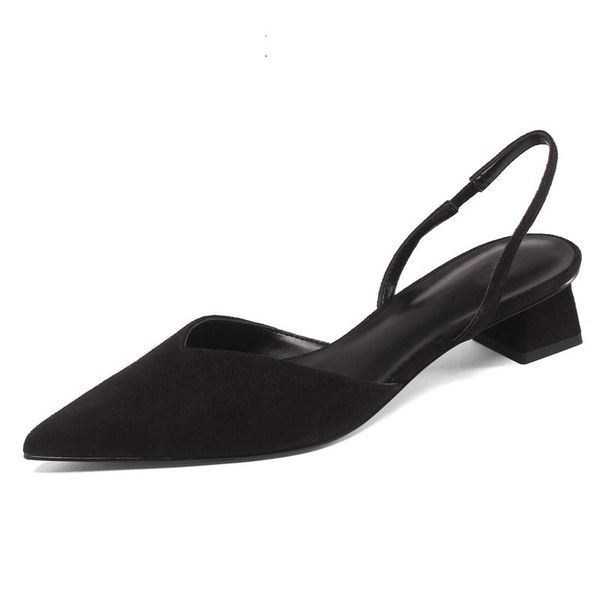 genuine leather pointed toe med heels gentlewomen party beauty lady basic daily wear slip on mules sandals women l09, Black
genuine leather pointed toe med heels gentlewomen party beauty lady basic daily wear slip on mules sandals women l09, Black